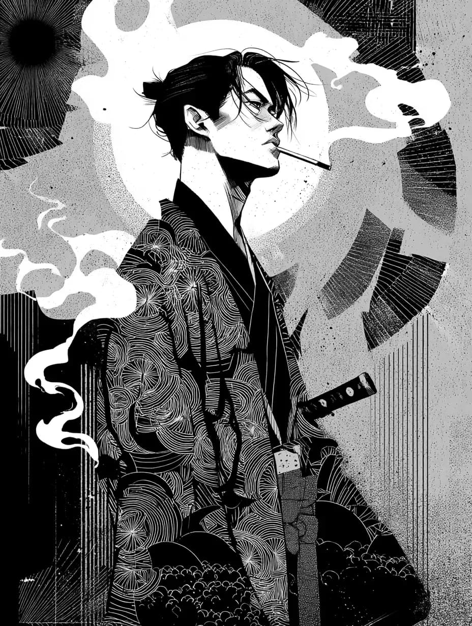 The Man in the Shadow · portrait